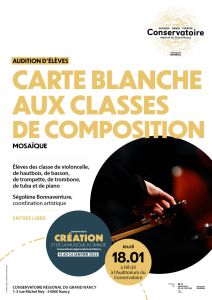 Carte blanche aux classes de composition